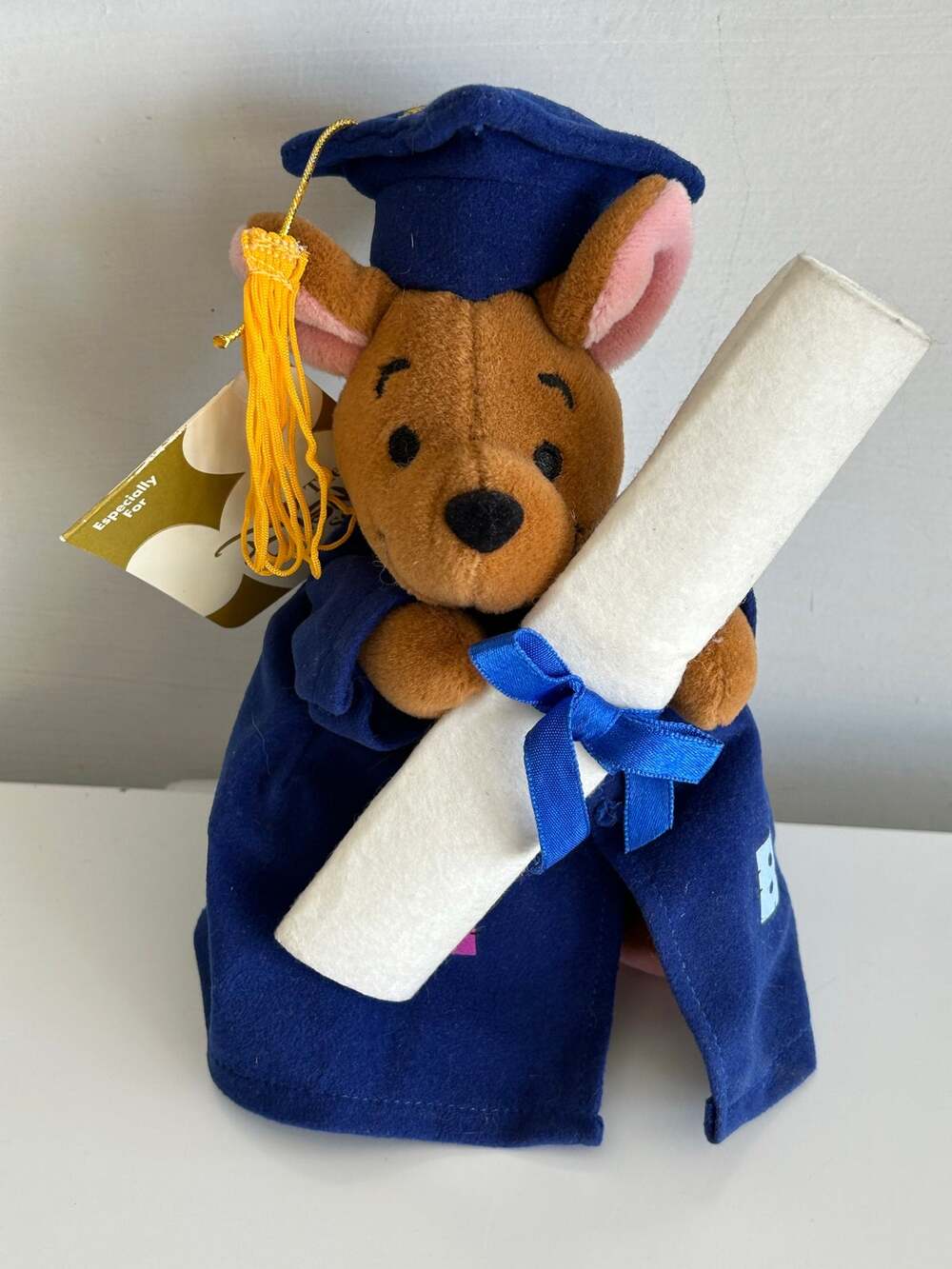Graduation Roo 8” Plushy Disney NWT